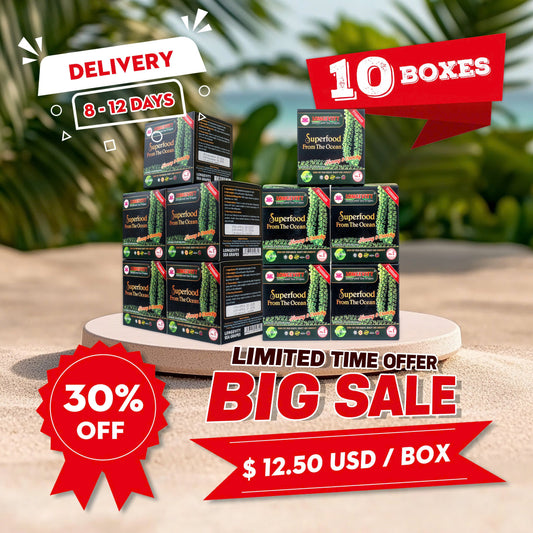 LONGVITY SEA GRAPES 10 BOXES - Best Seller